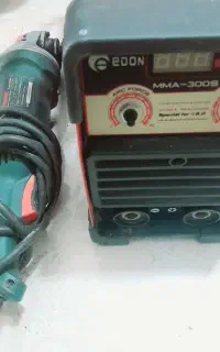 دستگاه جوش ۳۰۰ آمپر درحدنو سنگ فرز.پیکور۱۷ کیلو