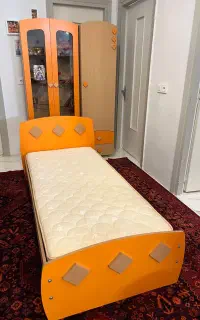 سرویس خواب نوجوان به همراه تشک طبی