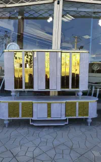 میز تلویزیون طوسی