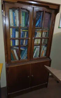 کتابخانه چوبی در حد نو