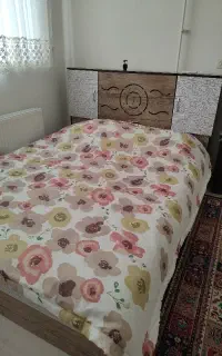 تخت دونفره همراه با تشک خوشخواب