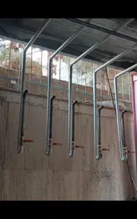 لوله کشی گاز و اجرای نرده