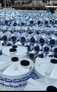 مخزن آب منبع آب شکه دارم  پلی اتیلن بشکه تانکر آب