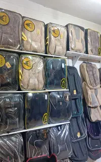 روکش صندلی بصورت چکی و  تزیینات اتومبیل در ده‌شیخ
