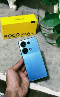 POCO M6 pro حافظه 256 رام 8 تمیز