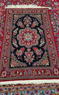 قالیچه دستباف کلک و ابریشم