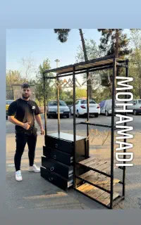 ابران رخت اویز رگال دار ۹۸۳ آینه پارتیشن پاراوان