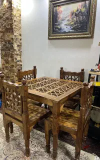 میز نهارخوری ۴ نفره زیبا و خاص