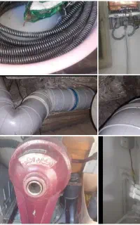 لوله باز کنی، تراکم هوا ، لوله کشی، تعمیرات