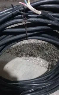 کابل ۱۰ سه فاز ۴ رشته سازمانی ۵۲ متر تمیز