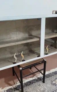 کابینت دیواری سه درب فلزی وکابینت زیرسینک ظرفشویی