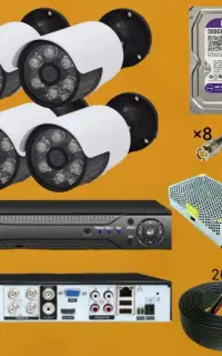 دوربین مداربسته چرخشی+ بولت ((برای نظارت در تاریکی