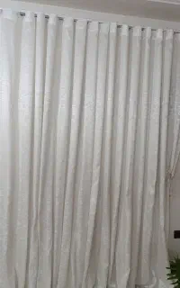 پرده تمیز دوعدد
