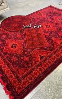 فرش مدل ترکمن سایز بندی جور/شرابی