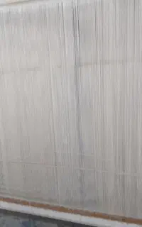 فرش دار نیمه کاره چله ابریشم سرچله
