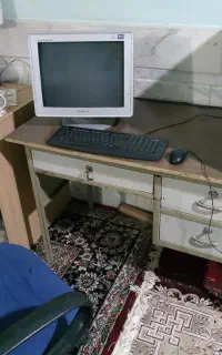 سیستم خانگی به همراه میز ام دی اف و صندلی