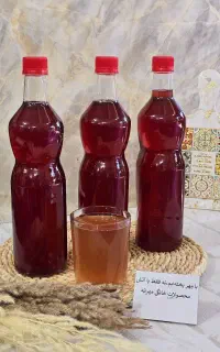شربت به لیمو. آبغوره با دست.سرکه سیب درجه یک خانگی