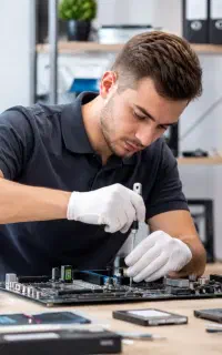 تعمیر کار سخت افزار و نرم افزار کامپیوتر درمحل