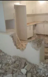 تخریب  کاری  و ایزوگام حتی ۱ متر    پلاسر  سیمان