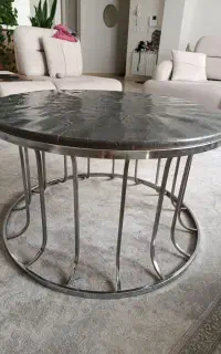 میز جلو مبلی گرد