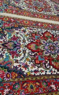 یک جفت فرش دست بافت هریس نقشه سالاری