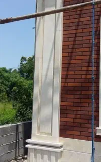 سنگکاری وآجر نما