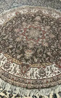 فرش ماشینی گرد
