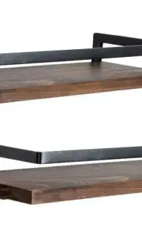 شلف فلزی چوبی شیک