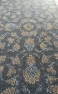 ۴تخته۶متری فرش ۷۰۰شانه نقره ای تمام نخ