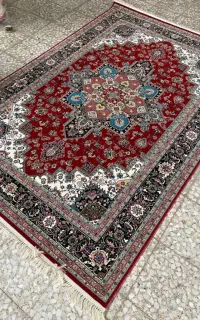 بورس فرش لاکی  (قرمز) کاشان