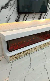 شومینه برقی میزتلویزیون