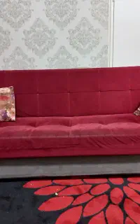 مبل راحتی ۸ نفره چوب و پارچه