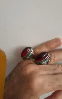 انگشترلعل قرمز