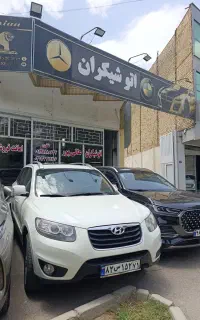 سانتافه سفید 3500مدل 2010 بی رنگ استثنایی