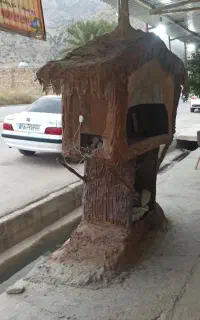 منقل کبابی بتنی و ارموتور