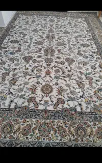 فروش یک جفت فرش دوازده متری ۷۰۰شانه کاشان درحدنو