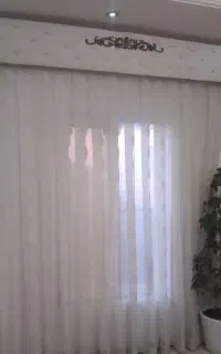 پرده نباتی با قاب یکسر