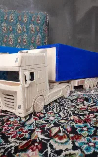 ماکت ماشین چوبی