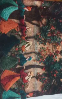 پارچه مخمل سه بعدی مخصوص پشتی وکوسن