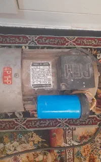 الکتروموتور یک  اسب PEM چینی ۱۹ کیلویی تکفاز