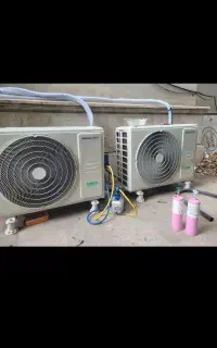 نصاب کولر اسپلت گازگیری متخصص عیب یابی