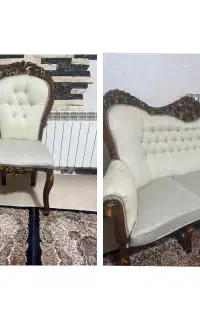 مبل سلطنتی نه نفره چوب