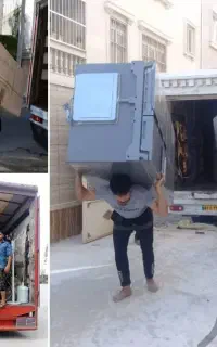اتوبار باربری حمل اسباب کشی منزل ماشین باکارگران
