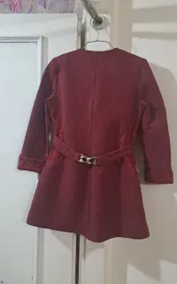 کت شلوار زرشکی