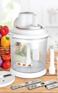 غذاساز و خرد کن چند کاره تزمکث6 لیتری در حد نو
