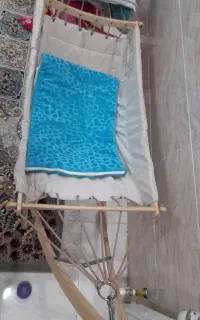 گهواره قابل حمل چوبی