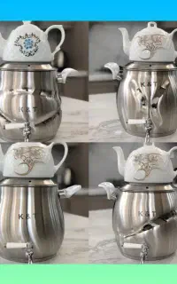 ست کتری و قوری روگازی کی تی