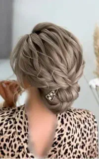 میکاپ و‌ شینیون عروس و همراه