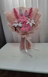 دسته گل مخملی ماندگار