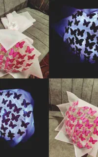 دسته گل پروانه‌ ای